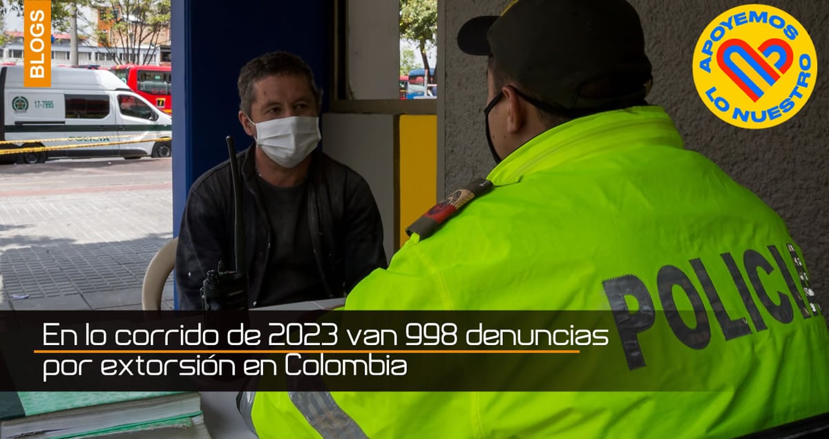 998 denuncias por extorsión en lo que va del año